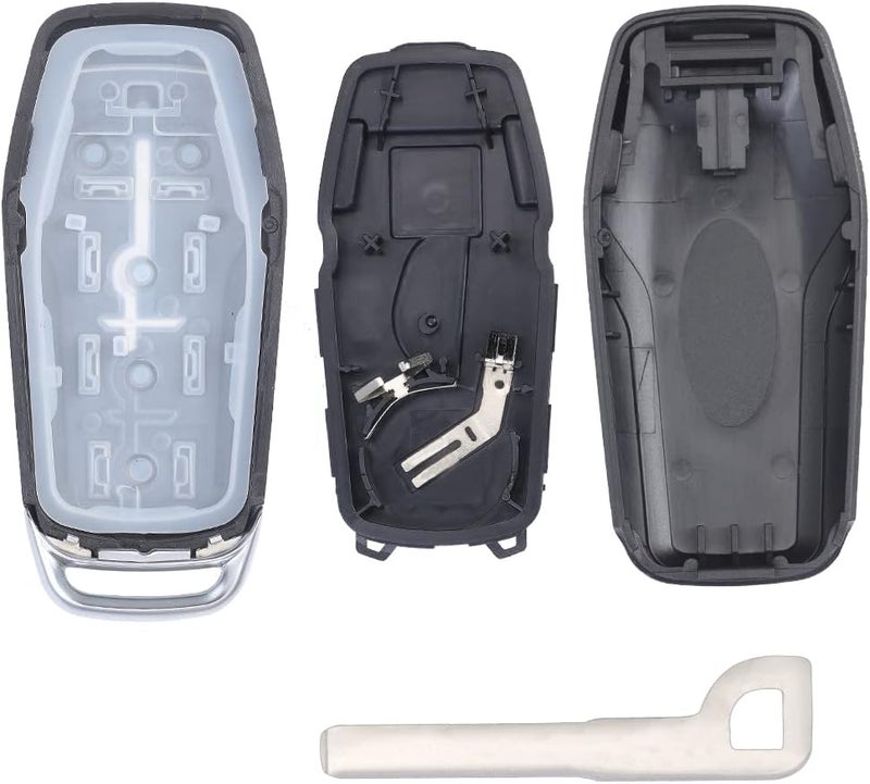 Keymall Remote Key Fob Case Shell Cover Replacement for Ford Edge/Explorer/Fusion/Mustang for Lincoln MKZ/MKC/MKX(FCC ID:M3N-A2C31243300 P/N:164-R7989) 5 Buttons,Just A Key Shell - Image 4
